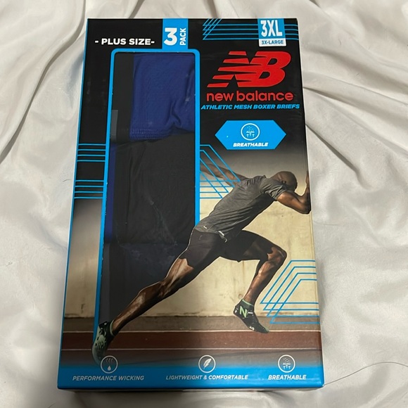 New Balance Other - NIP- New Balance - Men’s 4XL. 3 pack mesh boxer briefs